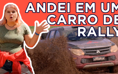 Andei em um CARRO DE RALLY com CAMPEÃO ao volante